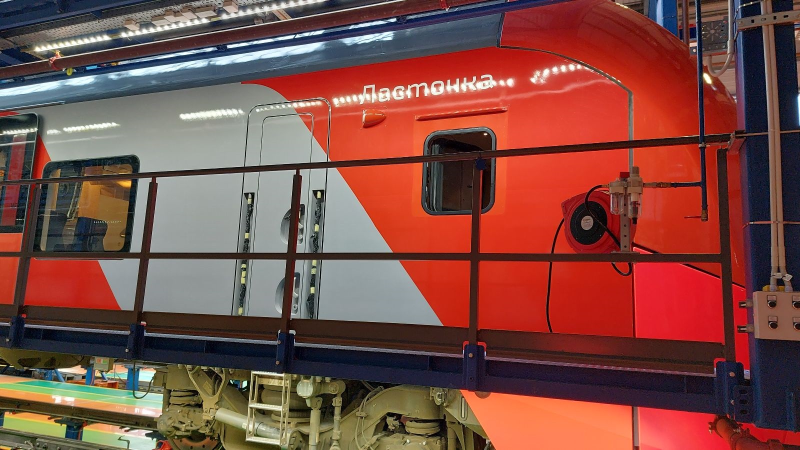 Проведена первая ревизия электропоезда «Ласточка» в объеме R2