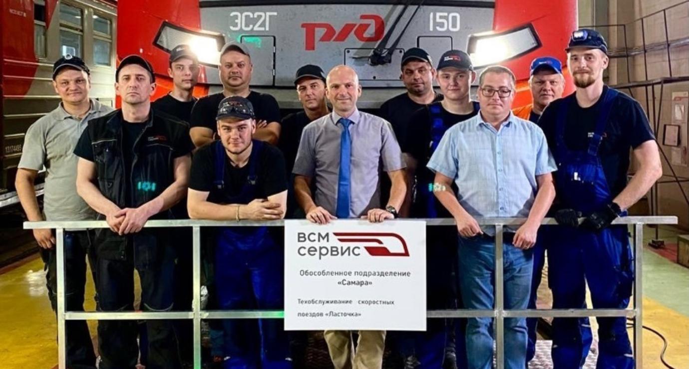 Первое плановое техническое обслуживание электропоезда «Ласточка» в Депо «Безымянка»